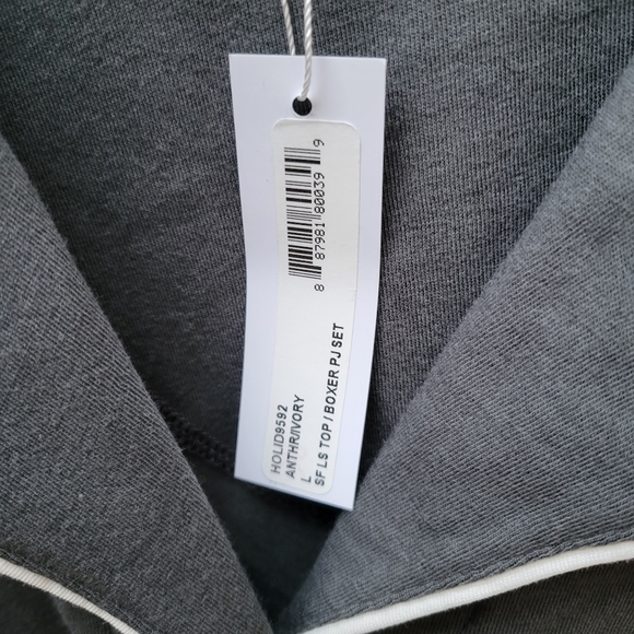 COSABELLA Bella Long Sleeve Top & Boxer Pajama Set Size Large - Picture 3 of 5